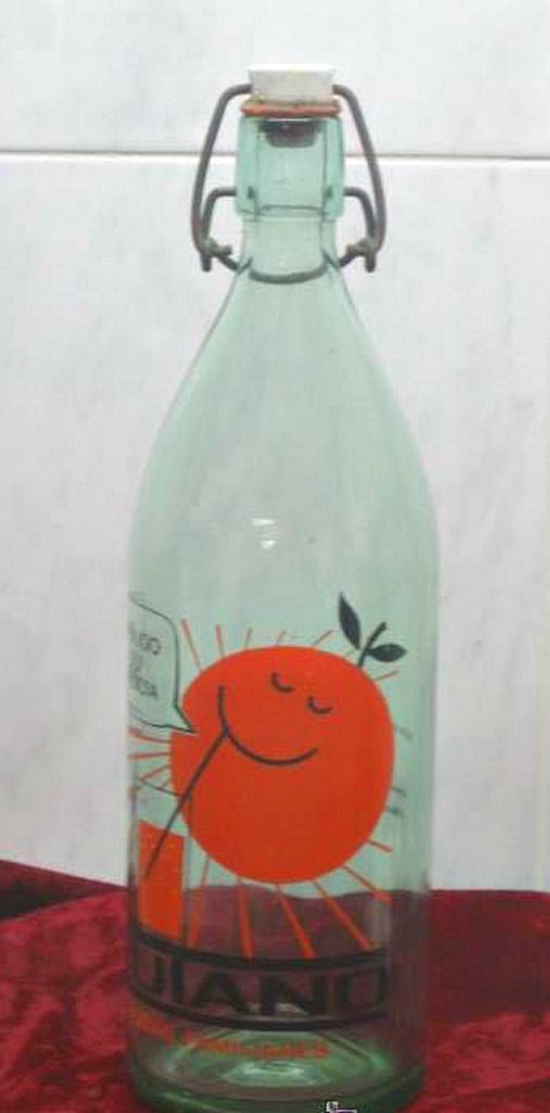 Aspecto original de la botella de refresco Butano. / Todocoleccion.net