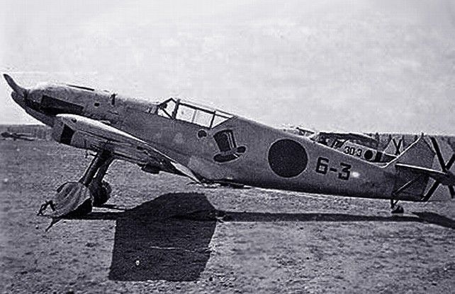 Uno de los primeros cazas Messerschmitt de la Legión Cóndor en llegar a España.